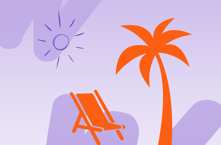 Urlaub Symbole.