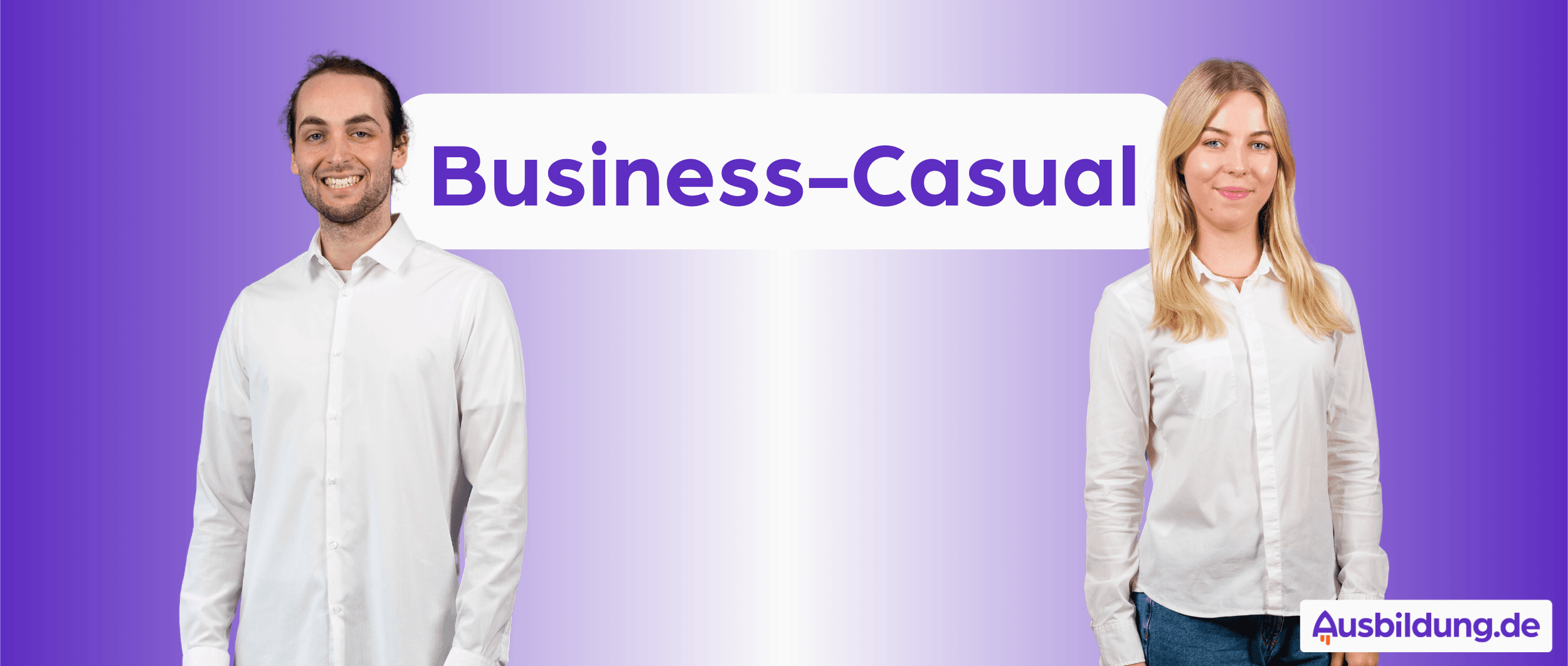 Bewerbungsfotos im Business-Casual-Look